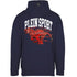 Plein Sport Large Racing Tiger Graphic Navy Blue Hoodie XL
